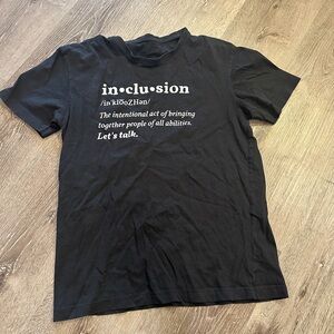 Special Olympics inclusion tee shirt